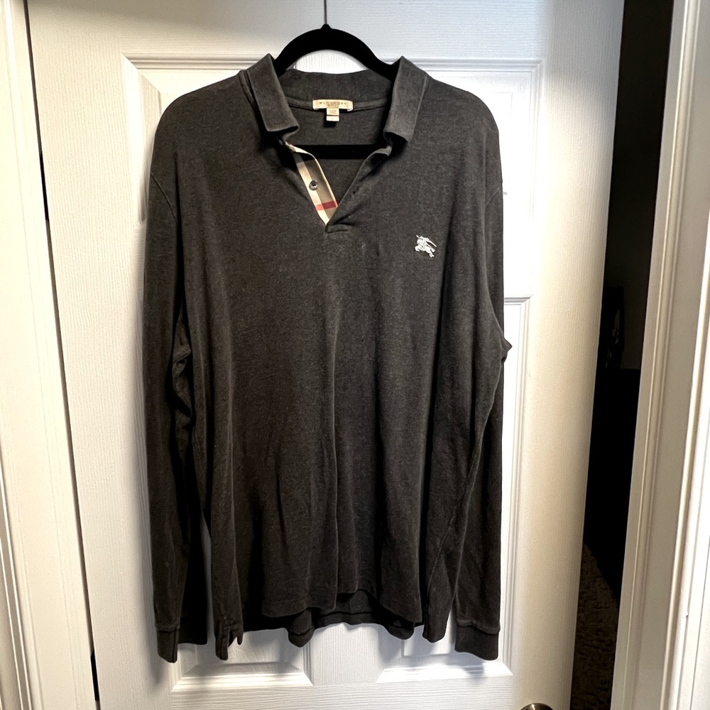 Burberry Long Sleeve Polo